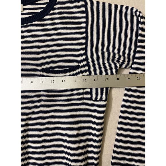 Lucky Brand Women's Size XS Long Sleeve‎ Knit Shirt Sweater Striped Casual - Picture 3 of 7